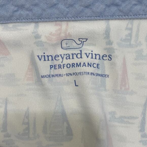 Vineyard Vines Performance Sailboat Sankaty Swing Dress Sz Large Nautical Yacht - Picture 7 of 8